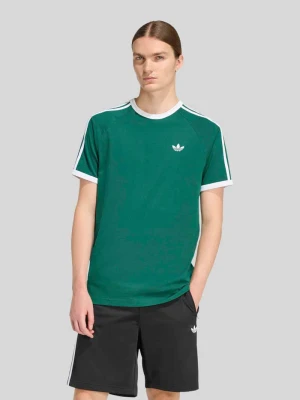 męski t-shirt o kroju regular fit z czystej bawełny adidas Originals Zielony
