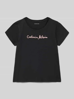 męski t-shirt o kroju regular fit z czystej bawełny Calvin Klein Jeans