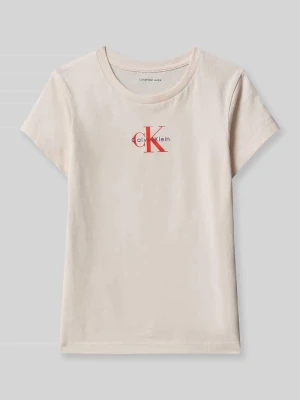 męski t-shirt o kroju regular fit z czystej bawełny Calvin Klein Jeans