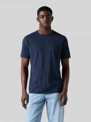 męski t-shirt o kroju regular fit z czystej bawełny Levi's Granatowy