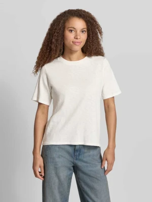 męski t-shirt o kroju regular fit z czystej bawełny Marc O'Polo Biały