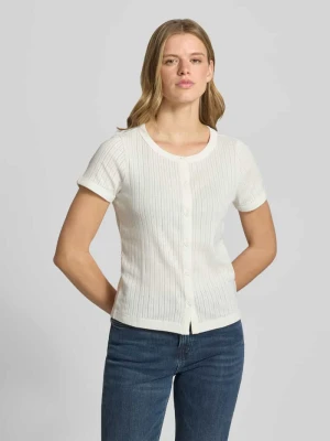 męski t-shirt o kroju regular fit z czystej bawełny Marc O'Polo Złamany biały