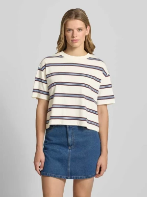 męski t-shirt o kroju regular fit z czystej bawełny Marc O'Polo Złamany biały