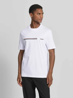 męski t-shirt o kroju regular fit z czystej bawełny model 'C-TAUT 41' Boss Biały