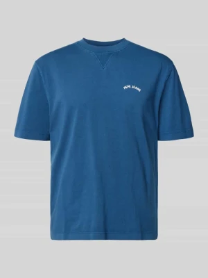 męski t-shirt o kroju regular fit z czystej bawełny model 'John Tee' Pepe Jeans Błękitny