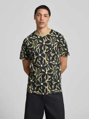męski t-shirt o kroju regular fit z czystej bawełny model 'PERRY' Only & Sons