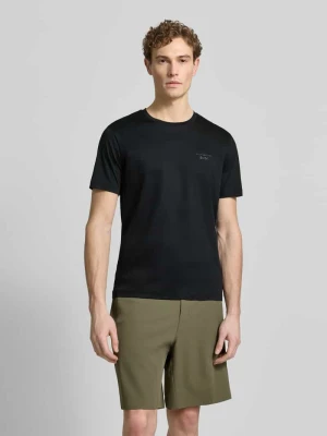 męski t-shirt o kroju regular fit z czystej bawełny model 'PS Spirit 70 Grx' Boss Czarny