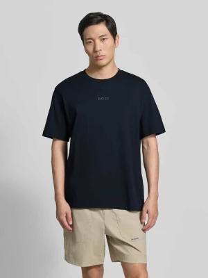 męski t-shirt o kroju regular fit z czystej bawełny model 'TEE 10' BOSS Green