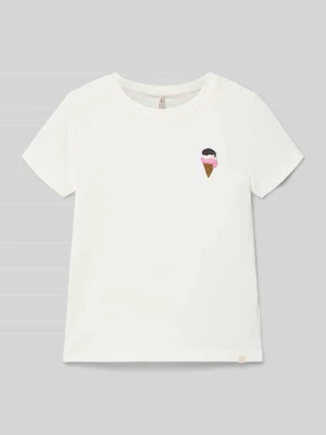 męski t-shirt o kroju regular fit z czystej bawełny model 'VEGA' Only