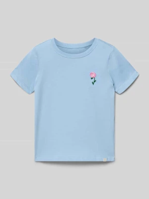 męski t-shirt o kroju regular fit z czystej bawełny model 'VEGA' Only