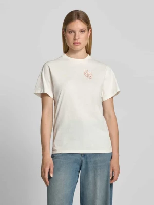 męski t-shirt o kroju regular fit z czystej bawełny model 'VINTAGE TEE_25' Hugo Złamany biały