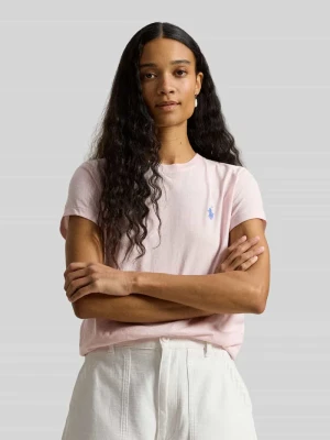 męski t-shirt o kroju regular fit z czystej bawełny Polo Ralph Lauren Jasnoróżowy