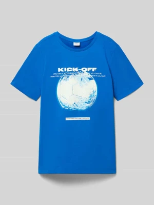 męski t-shirt o kroju regular fit z czystej bawełny s.Oliver RED LABEL