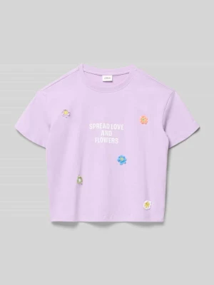 męski t-shirt o kroju regular fit z czystej bawełny s.Oliver RED LABEL