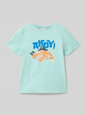 męski t-shirt o kroju regular fit z czystej bawełny s.Oliver RED LABEL