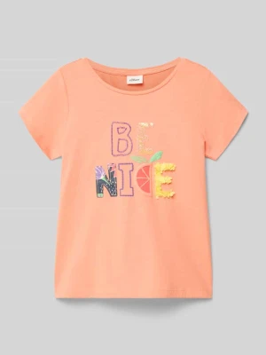 męski t-shirt o kroju regular fit z czystej bawełny s.Oliver RED LABEL