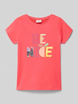 męski t-shirt o kroju regular fit z czystej bawełny s.Oliver RED LABEL