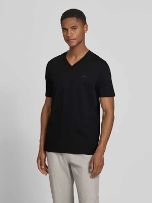 męski t-shirt o kroju regular fit z czystej bawełny s.Oliver RED LABEL