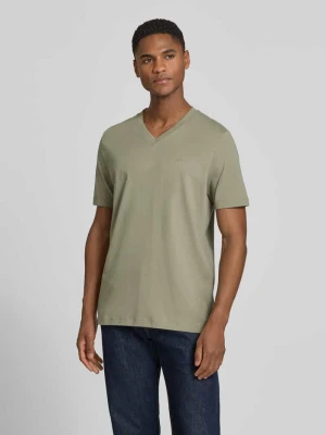 męski t-shirt o kroju regular fit z czystej bawełny s.Oliver RED LABEL
