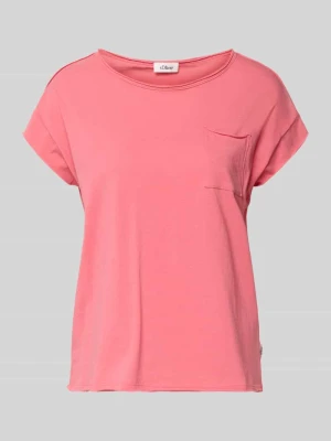 męski t-shirt o kroju regular fit z czystej bawełny s.Oliver RED LABEL