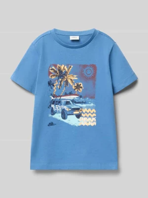 męski t-shirt o kroju regular fit z czystej bawełny s.Oliver RED LABEL