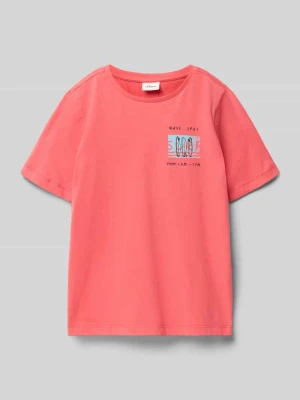 męski t-shirt o kroju regular fit z czystej bawełny s.Oliver RED LABEL