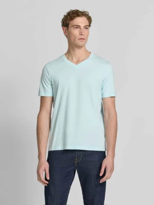 męski t-shirt o kroju regular fit z czystej bawełny s.Oliver RED LABEL