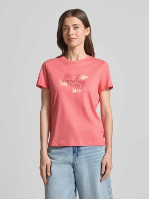 męski t-shirt o kroju regular fit z czystej bawełny Tom Tailor