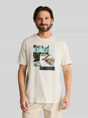 męski t-shirt o kroju regular fit z czystej bawełny Tom Tailor