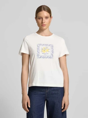 męski t-shirt o kroju regular fit z czystej bawełny Tom Tailor