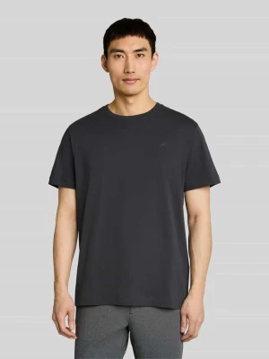 męski t-shirt o kroju regular fit z czystej bawełny Tom Tailor Ciemnoszary