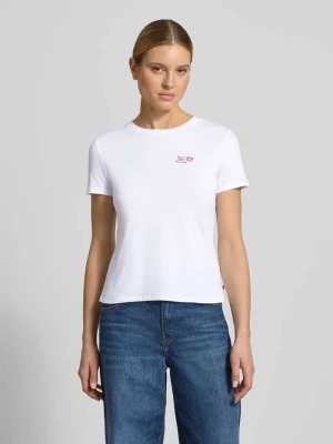 męski t-shirt o kroju regular fit z czystej bawełny Tom Tailor Denim