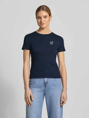 męski t-shirt o kroju regular fit z czystej bawełny Tom Tailor Denim
