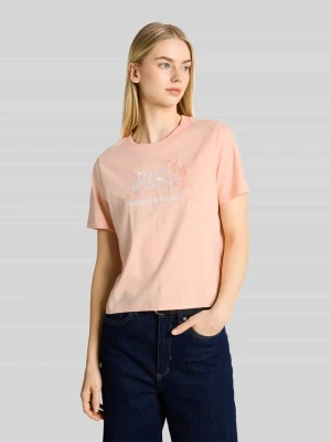 męski t-shirt o kroju regular fit z czystej bawełny Tom Tailor Denim
