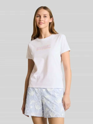 męski t-shirt o kroju regular fit z czystej bawełny Tom Tailor Denim