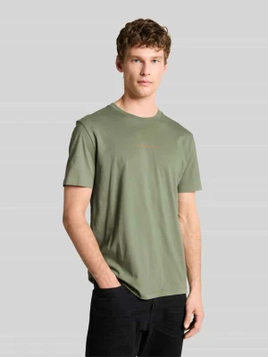 męski t-shirt o kroju regular fit z czystej bawełny Tom Tailor Denim