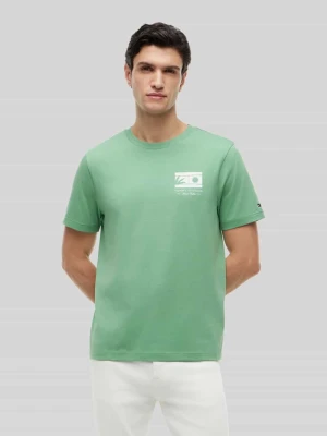 męski t-shirt o kroju regular fit z czystej bawełny Tommy Hilfiger