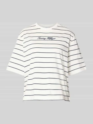 męski t-shirt o kroju regular fit z czystej bawełny Tommy Hilfiger