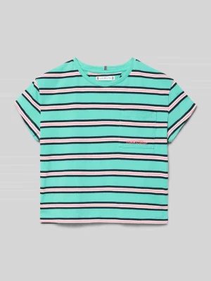 męski t-shirt o kroju regular fit z czystej bawełny Tommy Hilfiger Teens