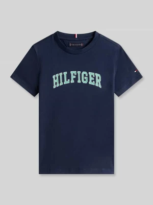 męski t-shirt o kroju regular fit z czystej bawełny Tommy Hilfiger Teens