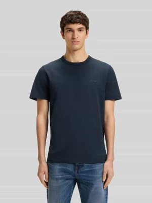 damski t-shirt o kroju regular fit z czystej bawełny model 'TEGOOD' Boss Orange
