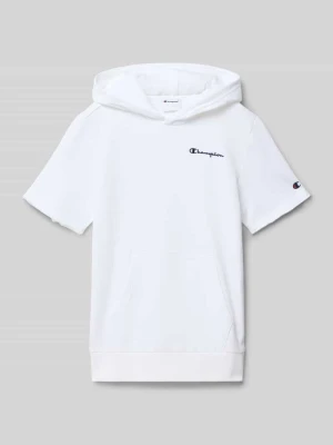 męski t-shirt o kroju regular fit z kapturem Champion