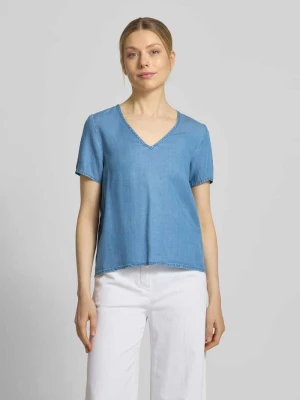 męski t-shirt o kroju regular fit z lyocellu model 'BREE' Vero Moda