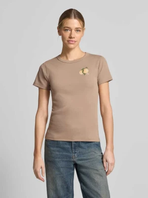 męski t-shirt o kroju regular fit z mieszanka bawełny model 'DELORIS_4' HUGO