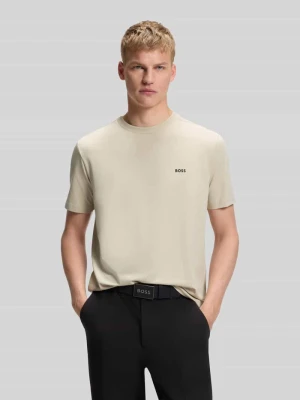męski t-shirt o kroju regular fit z mieszanki bawełny BOSS Green