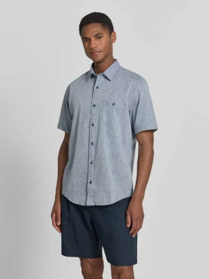 męski t-shirt o kroju regular fit z mieszanki bawełny Lerros
