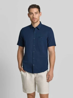 męski t-shirt o kroju regular fit z mieszanki bawełny Lerros