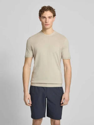 męski t-shirt o kroju regular fit z mieszanki bawełny model 'MOMENTUM-LITE' BOSS Green