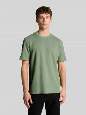 męski t-shirt o kroju regular fit z mieszanki bawełny Tom Tailor Denim