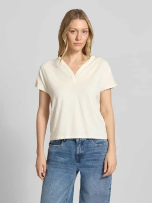 męski t-shirt o kroju regular fit z mieszanki bawełny z dodatkiem wiskozy BRAX